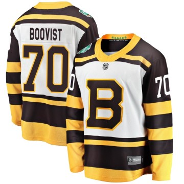 Breakaway Fanatics Branded Youth Jesper Boqvist Boston Bruins 2019 Winter Classic Jersey - White