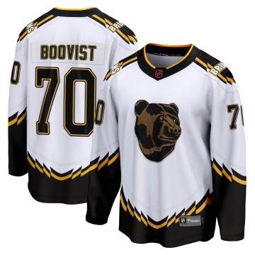 Breakaway Fanatics Branded Youth Jesper Boqvist Boston Bruins Special Edition 2.0 Jersey - White