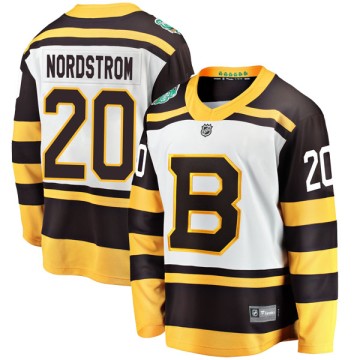 Breakaway Fanatics Branded Youth Joakim Nordstrom Boston Bruins 2019 Winter Classic Jersey - White