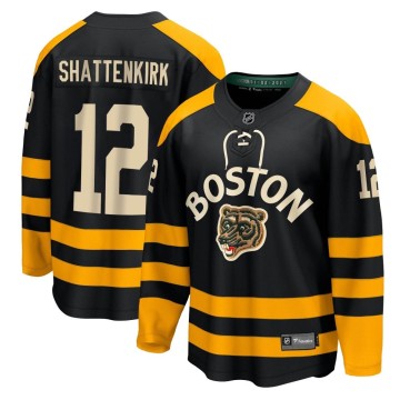 Breakaway Fanatics Branded Youth Kevin Shattenkirk Boston Bruins 2023 Winter Classic Jersey - Black