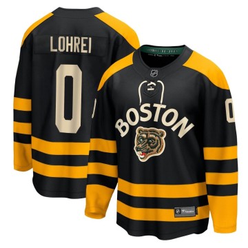 Breakaway Fanatics Branded Youth Mason Lohrei Boston Bruins 2023 Winter Classic Jersey - Black