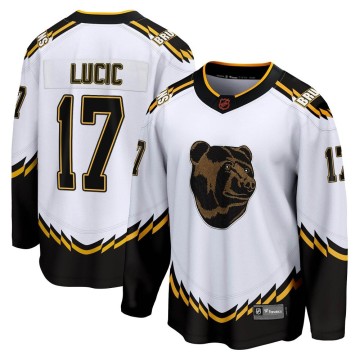 Breakaway Fanatics Branded Youth Milan Lucic Boston Bruins Special Edition 2.0 Jersey - White