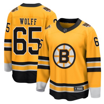 Breakaway Fanatics Branded Youth Nick Wolff Boston Bruins 2020/21 Special Edition Jersey - Gold