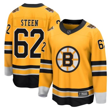 Breakaway Fanatics Branded Youth Oskar Steen Boston Bruins 2020/21 Special Edition Jersey - Gold