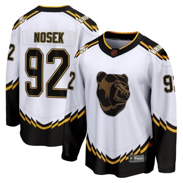 Breakaway Fanatics Branded Youth Tomas Nosek Boston Bruins Special Edition 2.0 Jersey - White