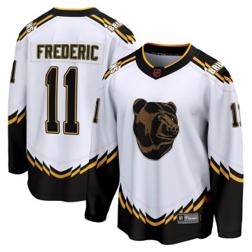 Breakaway Fanatics Branded Youth Trent Frederic Boston Bruins Special Edition 2.0 Jersey - White