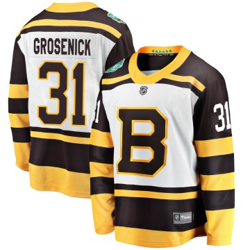 Breakaway Fanatics Branded Youth Troy Grosenick Boston Bruins 2019 Winter Classic Jersey - White