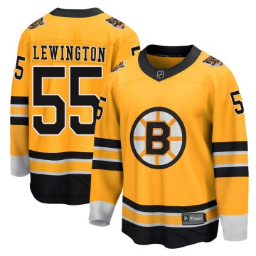 Breakaway Fanatics Branded Youth Tyler Lewington Boston Bruins 2020/21 Special Edition Jersey - Gold