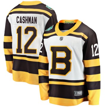 Breakaway Fanatics Branded Youth Wayne Cashman Boston Bruins 2019 Winter Classic Jersey - White