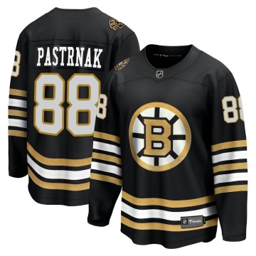 Premier Fanatics Branded Men's David Pastrnak Boston Bruins Breakaway 100th Anniversary Jersey - Black