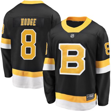 Premier Fanatics Branded Men's Ken Hodge Boston Bruins Breakaway Alternate Jersey - Black