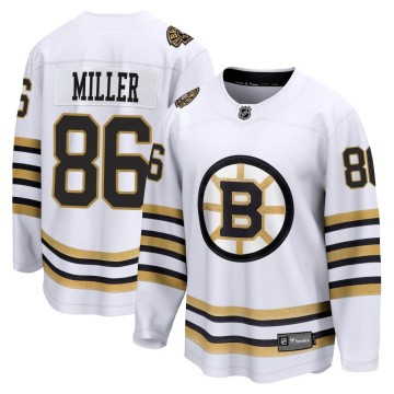 Premier Fanatics Branded Men's Kevan Miller Boston Bruins Breakaway 100th Anniversary Jersey - White
