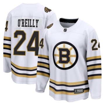 Premier Fanatics Branded Men's Terry O'Reilly Boston Bruins Breakaway 100th Anniversary Jersey - White