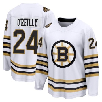Premier Fanatics Branded Men's Terry O'Reilly Boston Bruins Breakaway 100th Anniversary Jersey - White