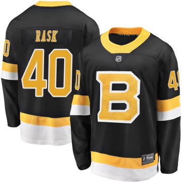 Premier Fanatics Branded Men's Tuukka Rask Boston Bruins Breakaway Alternate Jersey - Black