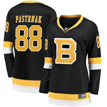 Premier Fanatics Branded Women's David Pastrnak Boston Bruins Breakaway Alternate Jersey - Black