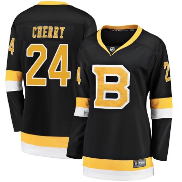 Premier Fanatics Branded Women's Don Cherry Boston Bruins Breakaway Alternate Jersey - Black