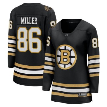 Premier Fanatics Branded Women's Kevan Miller Boston Bruins Breakaway 100th Anniversary Jersey - Black