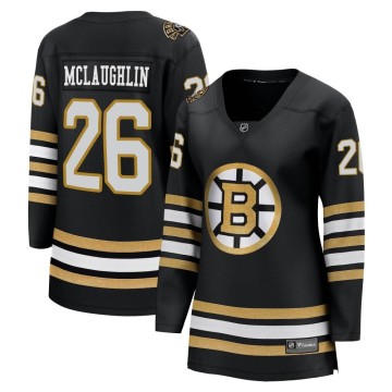 Premier Fanatics Branded Women's Marc McLaughlin Boston Bruins Breakaway 100th Anniversary Jersey - Black