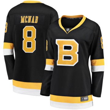 Premier Fanatics Branded Women's Peter Mcnab Boston Bruins Breakaway Alternate Jersey - Black
