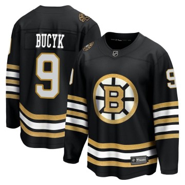 Premier Fanatics Branded Youth Johnny Bucyk Boston Bruins Breakaway 100th Anniversary Jersey - Black