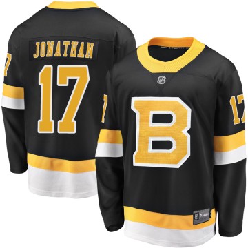 Premier Fanatics Branded Youth Stan Jonathan Boston Bruins Breakaway Alternate Jersey - Black