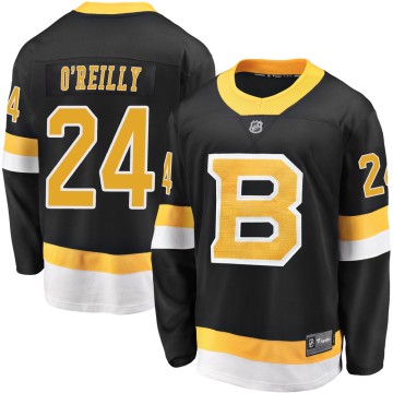 Premier Fanatics Branded Youth Terry O'Reilly Boston Bruins Breakaway Alternate Jersey - Black