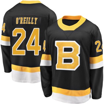 Premier Fanatics Branded Youth Terry O'Reilly Boston Bruins Breakaway Alternate Jersey - Black